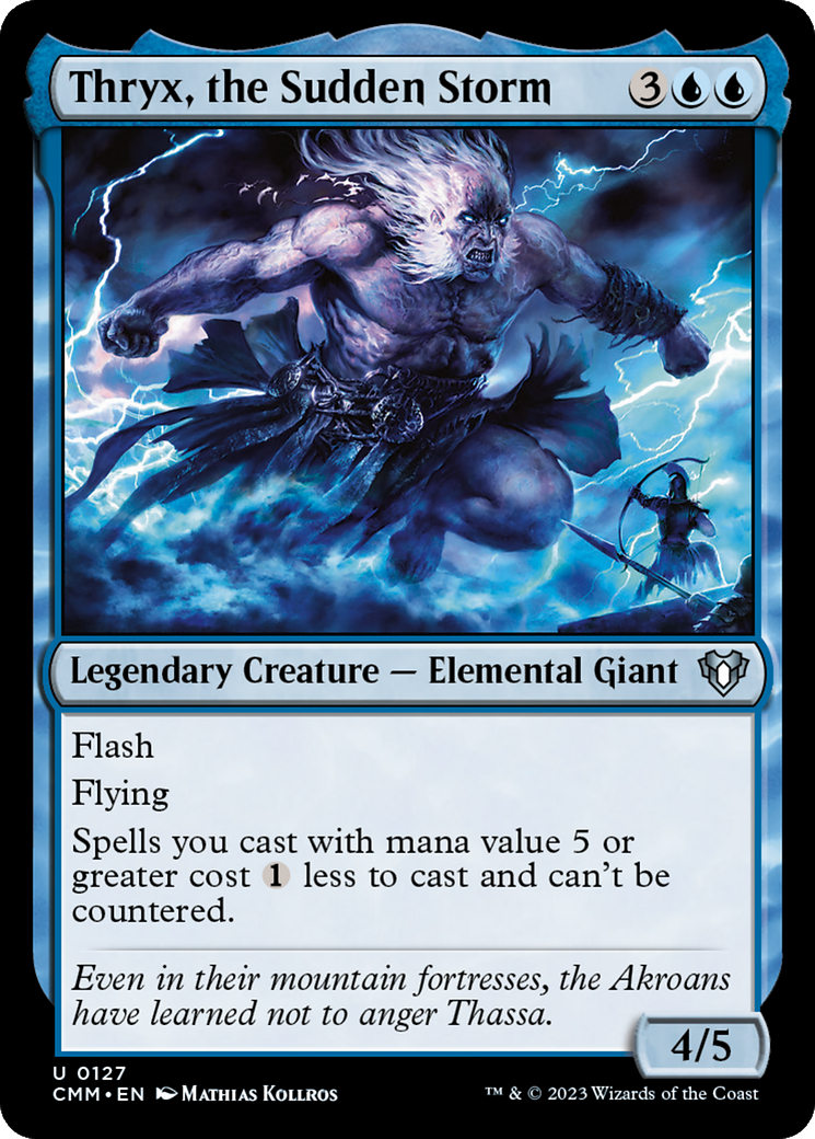 Thryx, the Sudden Storm (CMM-127)  - Commander Masters