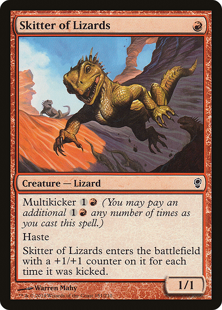 Skitter of Lizards (CNS-151)  Foil - Conspiracy
