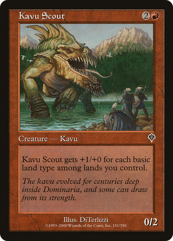 Kavu Scout [Invasion]