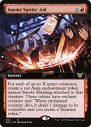 Smoke Spirits' Aid (Extended Art) (NEC-062)  - Neon Dynasty Commander: (Extended Art)