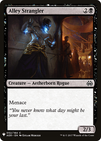 Alley Strangler (LIST-AER-52)  - The List