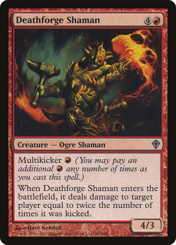 Deathforge Shaman (WWK-080)  Foil - Worldwake