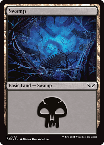 Swamp (0282) (DSK-282)  Foil - Duskmourn: House of Horror