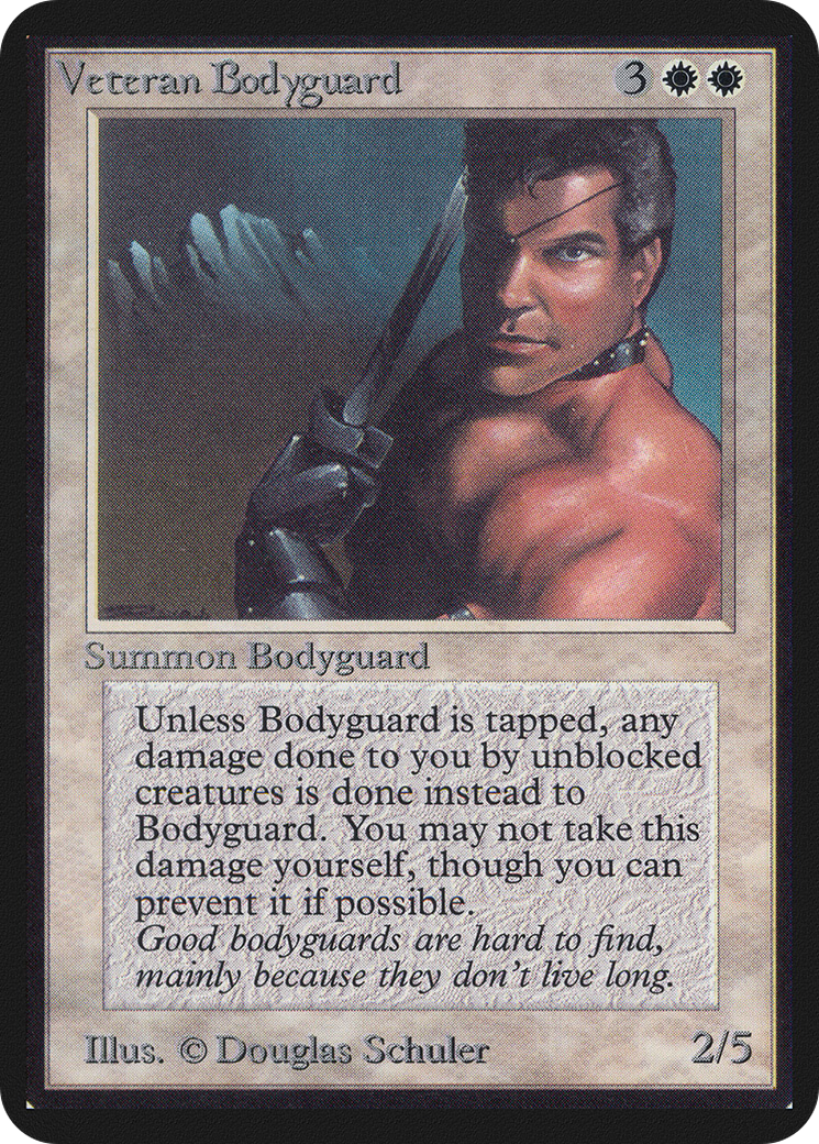 Veteran Bodyguard (LEA-)  - Limited Edition Alpha