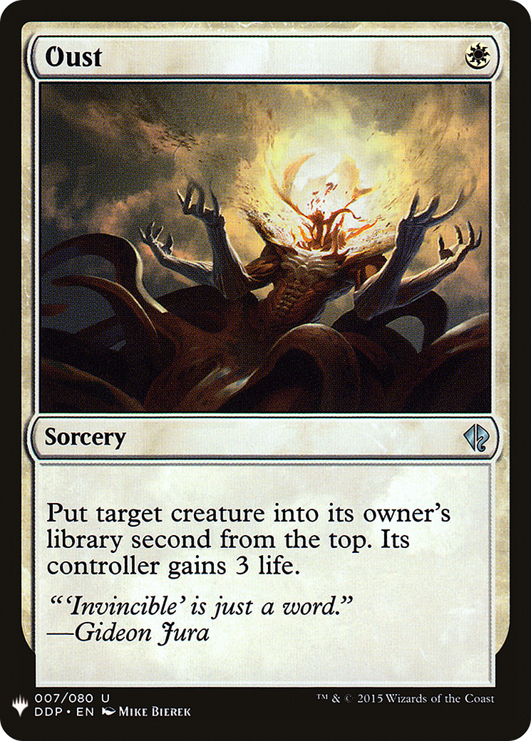 Oust (LIST-007)  - The List
