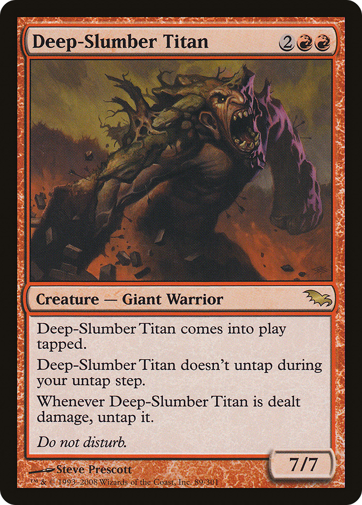 Deep-Slumber Titan (SHM-089) - Shadowmoor