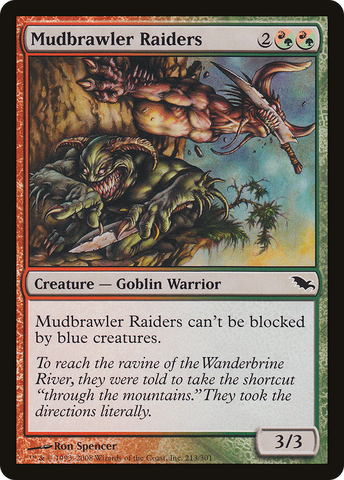 Mudbrawler Raiders (SHM-213)  Foil - Shadowmoor