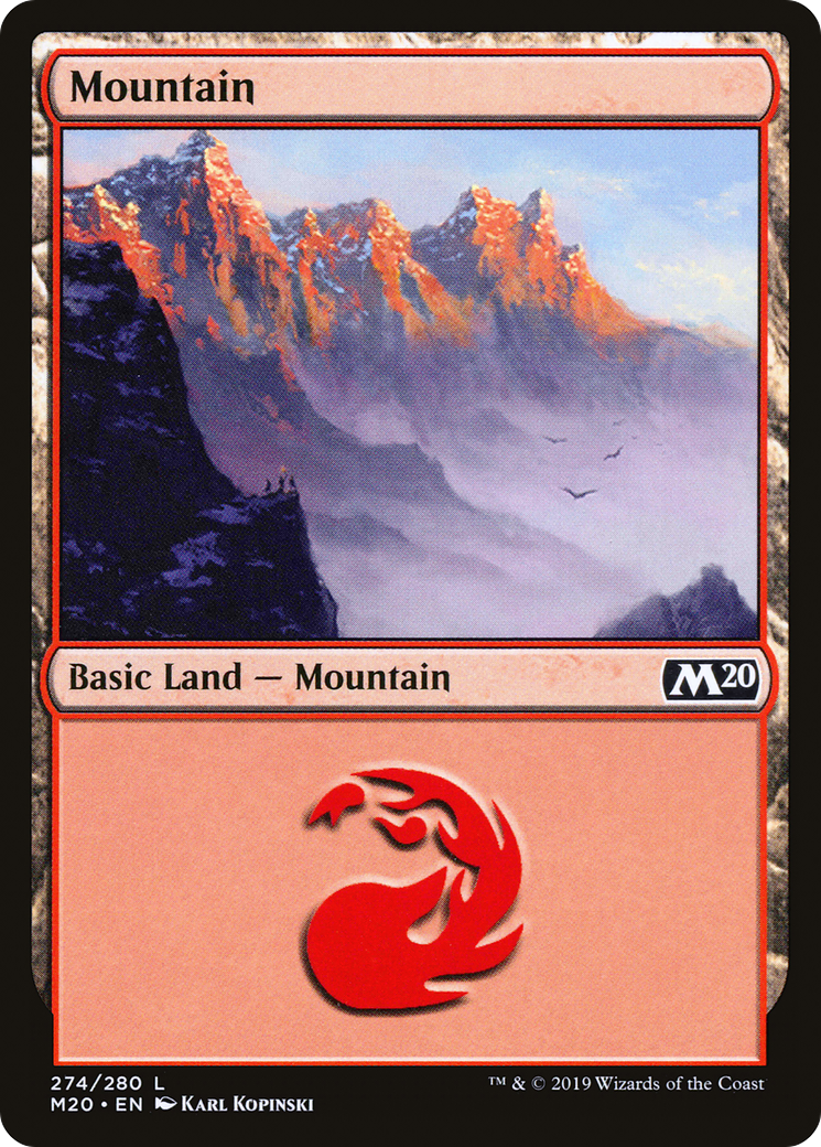 Mountain (274) (M20-274)  Foil - Core Set 2020