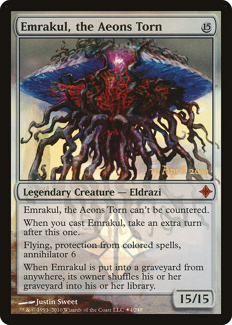 Emrakul, the Aeons Torn (PRE-004)  Foil - Rise of the Eldrazi Promos