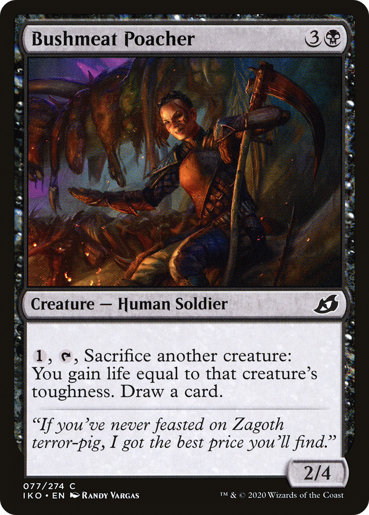 Bushmeat Poacher (IKO-077)  - Ikoria: Lair of Behemoths