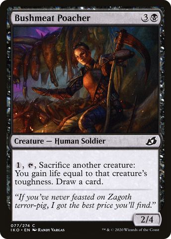 Bushmeat Poacher (IKO-077)  - Ikoria: Lair of Behemoths