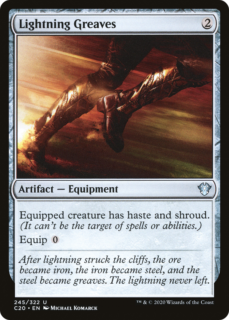 Lightning Greaves (C20-245)  - Commander 2020