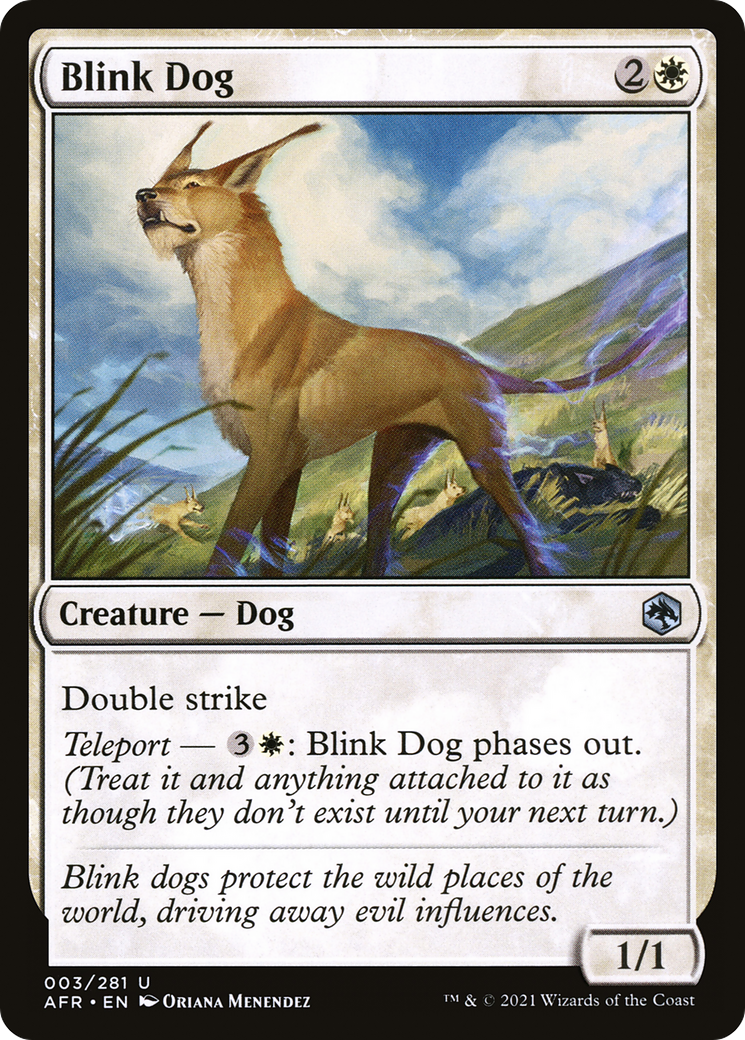 Blink Dog (AFR-003)  - Adventures in the Forgotten Realms