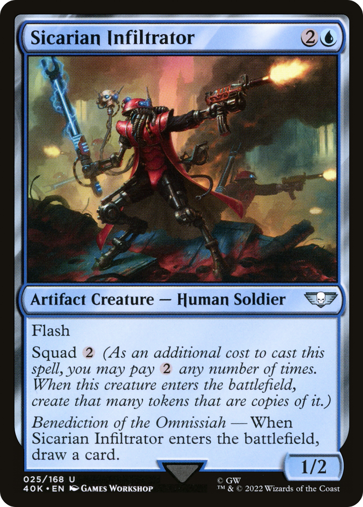 Sicarian Infiltrator (40K-025)  - Warhammer 40,000 Commander