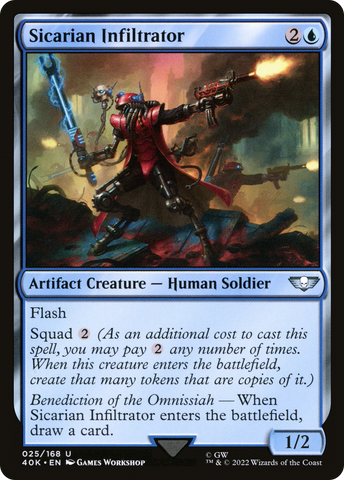 Sicarian Infiltrator (40K-025)  - Warhammer 40,000 Commander