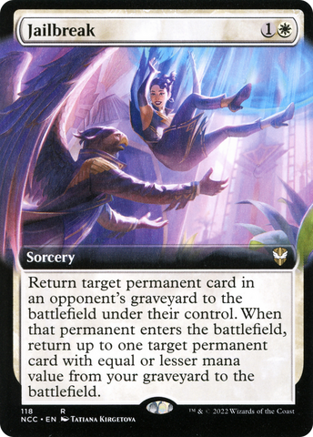 Jailbreak (Extended Art) (NCC-118)  - New Capenna Commander: (Extended Art)