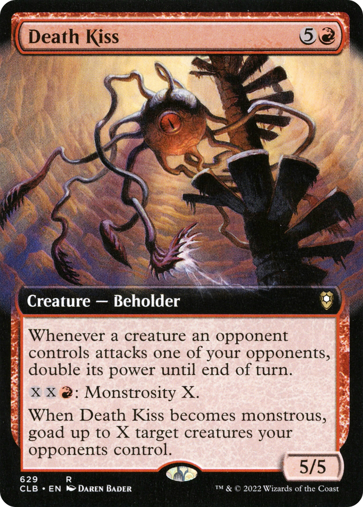 Death Kiss (Extended Art) (CLB-629)  - Commander Legends: Battle for Baldur's Gate: (Extended Art)