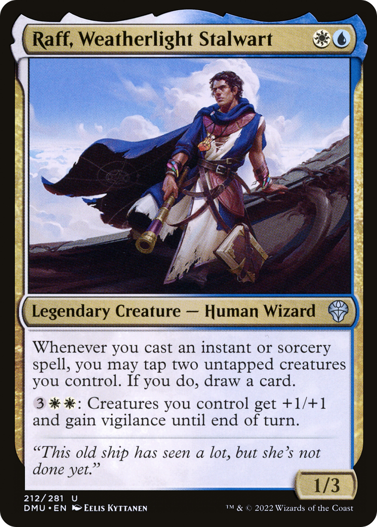 Raff, Weatherlight Stalwart (DMU-212)  Foil - Dominaria United