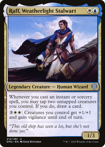 Raff, Weatherlight Stalwart (DMU-212)  Foil - Dominaria United