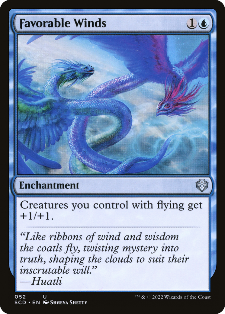 Favorable Winds (SCD-052)  - Starter Commander Decks