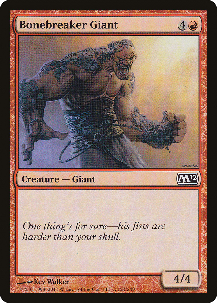 Bonebreaker Giant (M12-123)  - Magic 2012