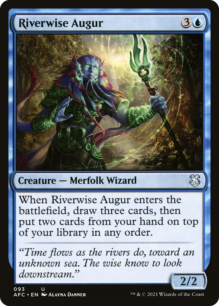Riverwise Augur (AFC-093) - Adventures in the Forgotten Realms Commander