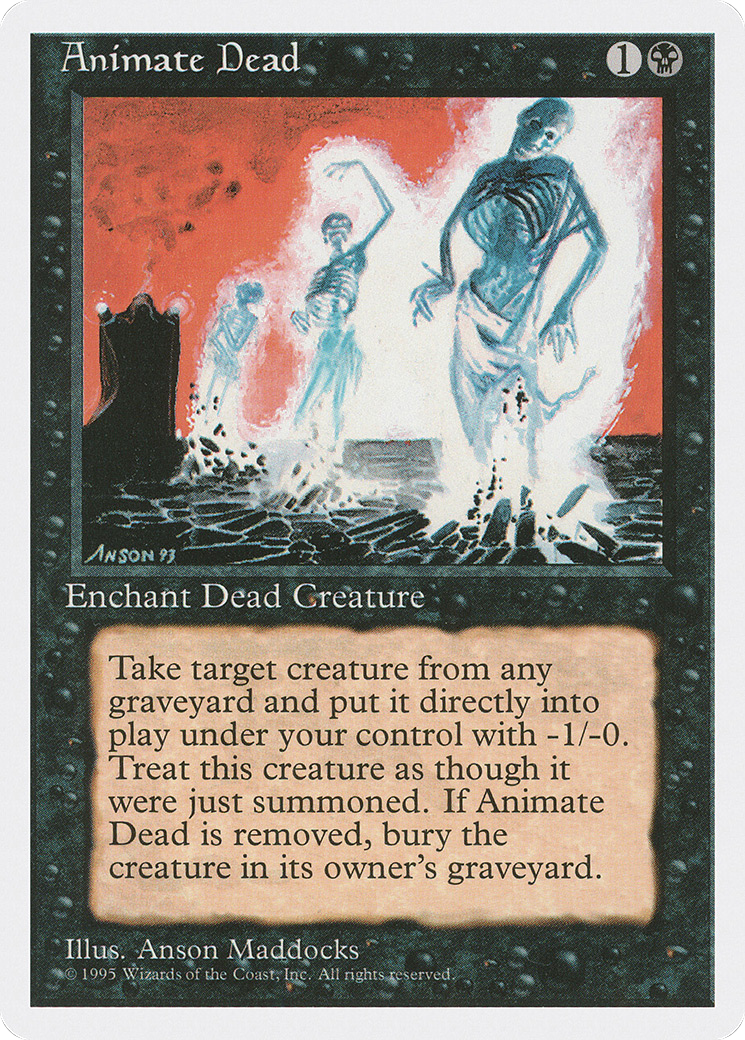 Animate Dead (4ED-002)  - Fourth Edition