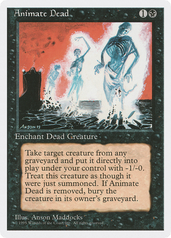 Animate Dead (4ED-002)  - Fourth Edition