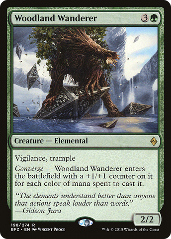 Woodland Wanderer (BFZ-198)  - Battle for Zendikar