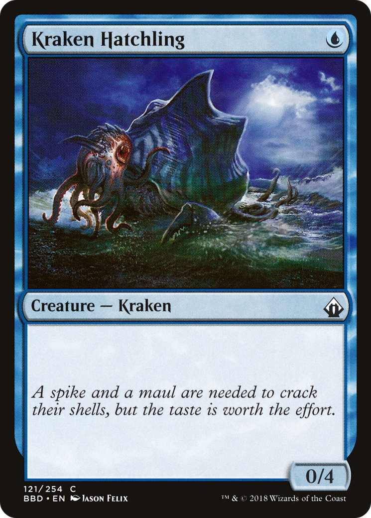 Kraken Hatchling (BBD-121)  Foil - Battlebond