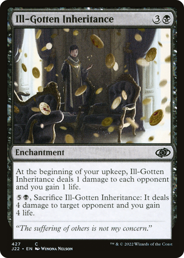 Ill-Gotten Inheritance (J22-427)  - Jumpstart 2022