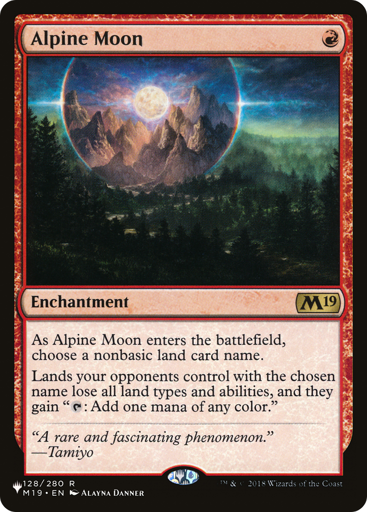 Alpine Moon (LIST-M19-128)  - The List