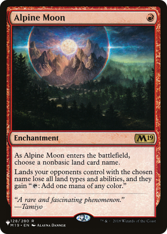 Alpine Moon (LIST-M19-128)  - The List
