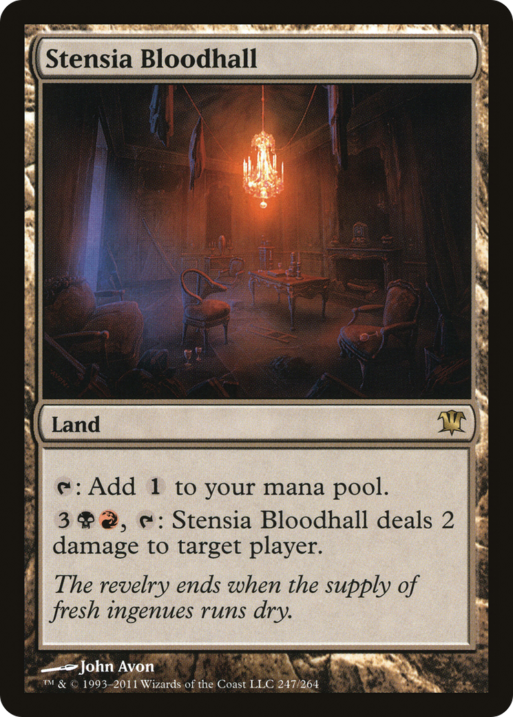 Stensia Bloodhall (ISD-247) - Innistrad Foil