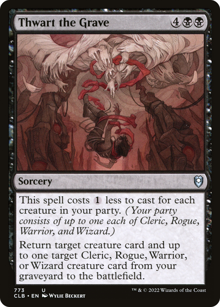 Thwart the Grave (CLB-773)  - Commander Legends: Battle for Baldur's Gate