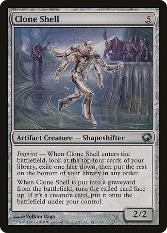 Clone Shell (SOM-143)  Foil - Scars of Mirrodin