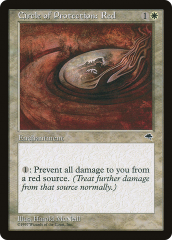 Circle of Protection: Red (TMP-011)  - Tempest