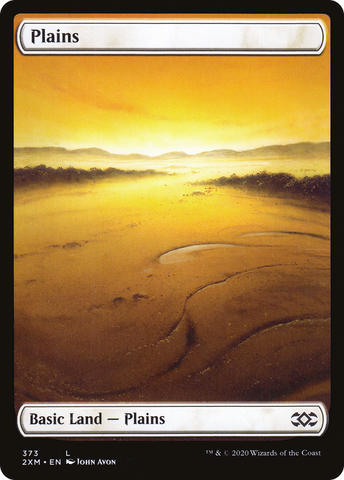 Plains (373) (2XM-373)  Foil - Double Masters