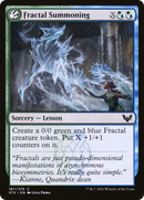 Fractal Summoning (STX-187)  Foil - Strixhaven: School of Mages: (lesson)