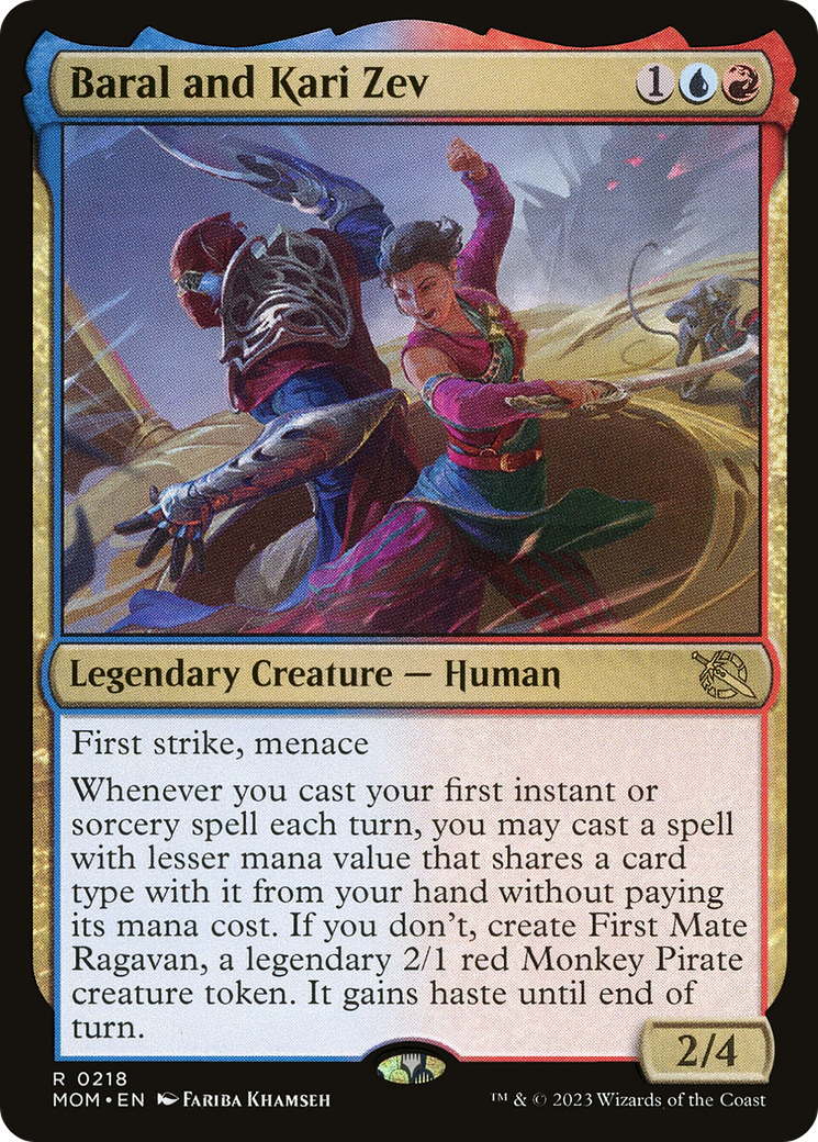 Baral and Kari Zev (MOM-218)  Foil - March of the Machine