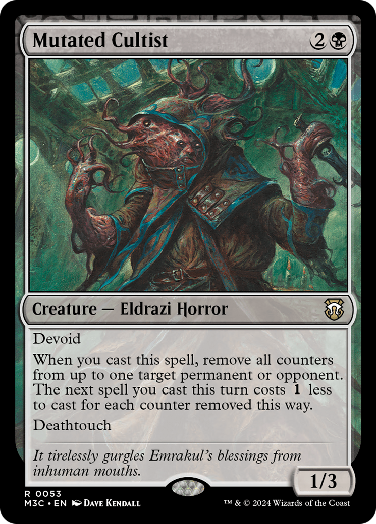 Mutated Cultist (M3C-053)  - Modern Horizons 3 Commander: (devoid)