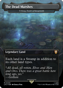 The Dead Marshes - Urborg, Tomb of Yawgmoth (Surge Foil) (LTC-405)  Foil - Tales of Middle-earth Commander / The Dead Marshes (Borderless)