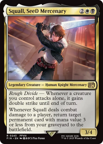 Squall, SeeD Mercenary (FIN-243)  Foil - FINAL FANTASY