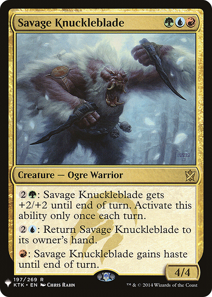 Savage Knuckleblade (LIST-197)  - The List