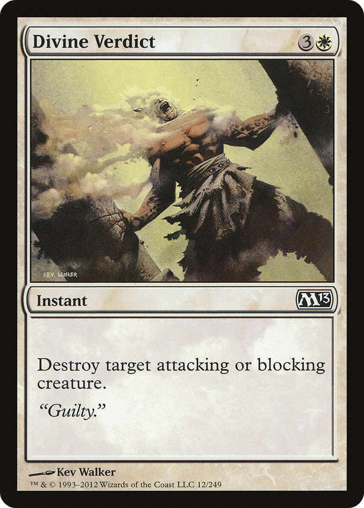 Divine Verdict (M13-012)  Foil - Magic 2013