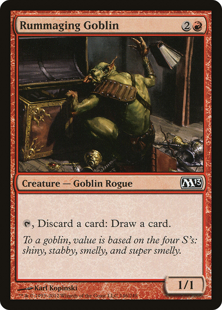 Rummaging Goblin (M13-146)  - Magic 2013