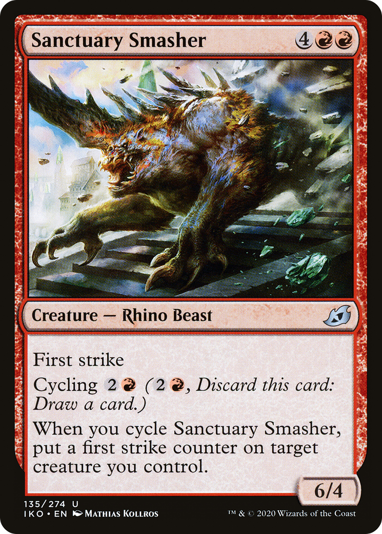 Sanctuary Smasher (IKO-135)  Foil - Ikoria: Lair of Behemoths