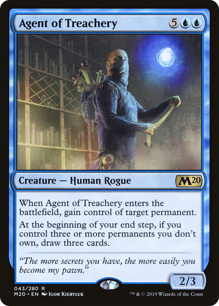 Agent of Treachery (M20-043)  - Core Set 2020