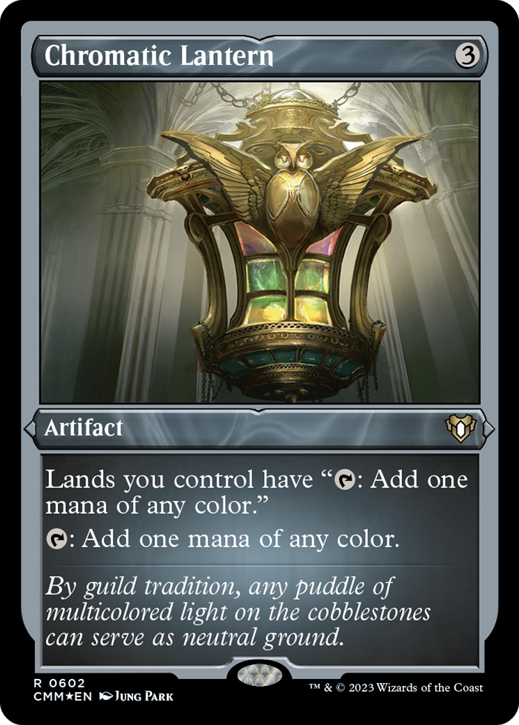 Chromatic Lantern (CMM-602)  Etched Foil - Commander Masters
