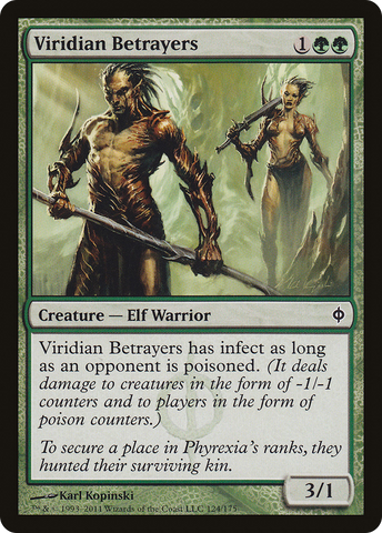 Viridian Betrayers (NPH-124)  - New Phyrexia